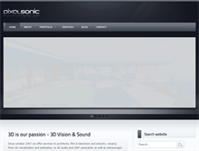 Tablet Screenshot of pixelsonic.com